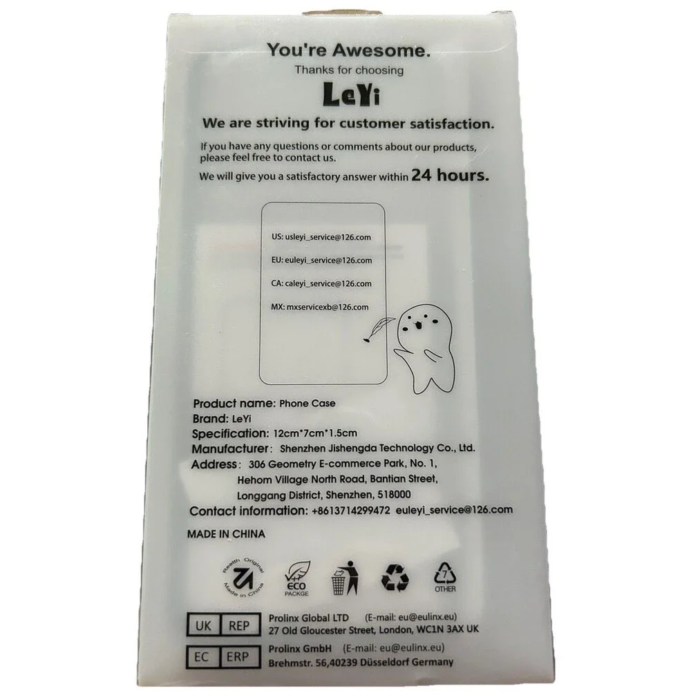 Leyi For Samsung Galaxy A53 5G Phone Case w/Kickstand